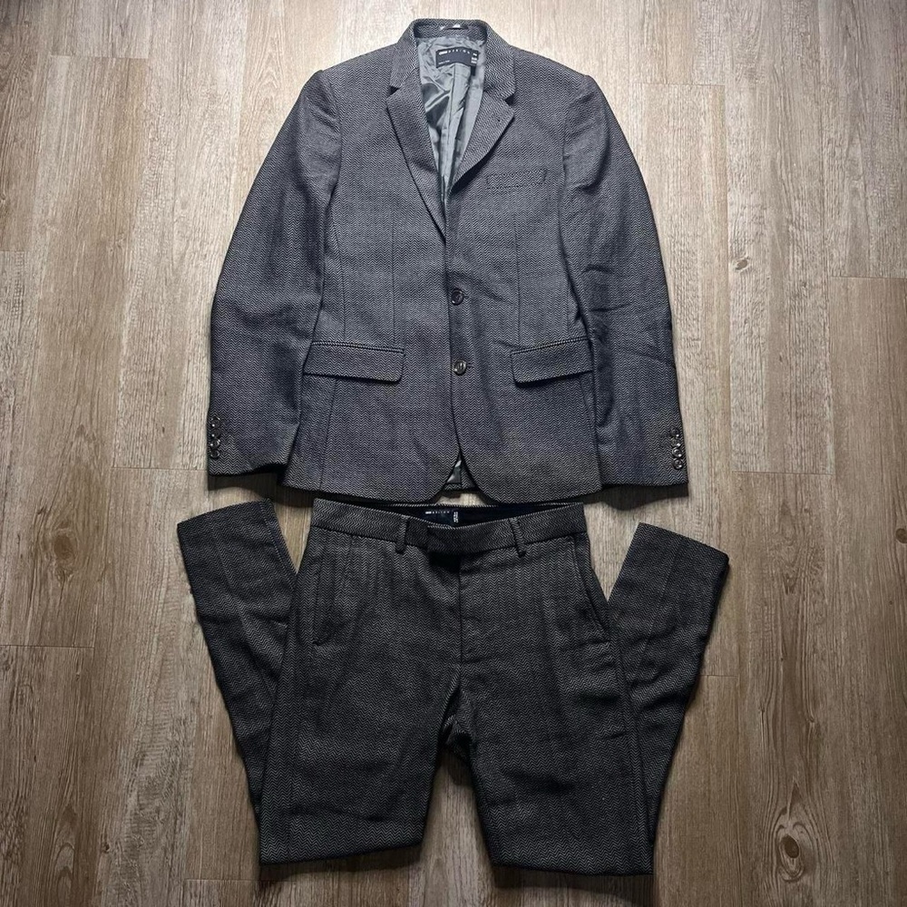 Grey ASOS Design Two Piece Suit